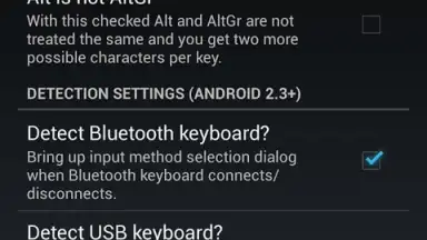 Screenshot von External Keyboard Helper Demo 4