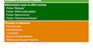 Screenshot von Application Prescrire 22