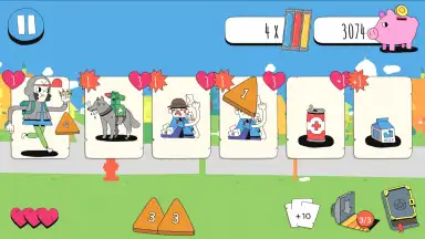 Screenshot von Knights of the Card Table 2