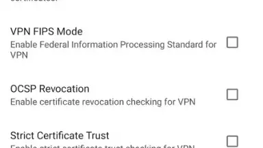 Screenshot von Cisco Secure Client 4