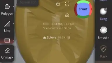 Screenshot von Nomad Sculpt 5