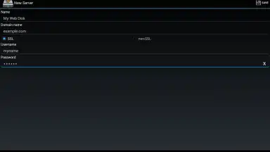 Screenshot von cPWebDisk 2