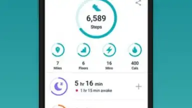 Screenshot von Fitbit 5