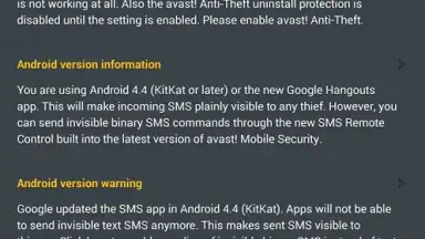 Screenshot von Avast Anti-Theft 4