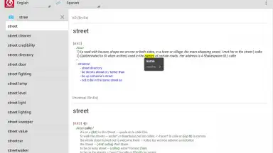 Screenshot von ABBYY Lingvo 6