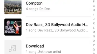 Screenshot von Huawei Music 1