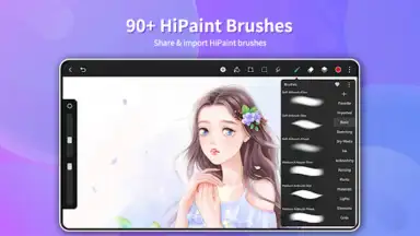 Screenshot von HiPaint 3