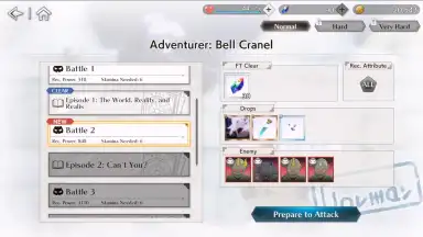 Screenshot von DanMachi BATTLE CHRONICLE 5