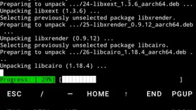 Screenshot von Termux 5