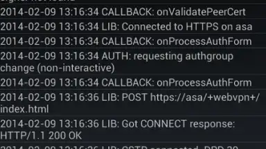 Screenshot von OpenConnect 6