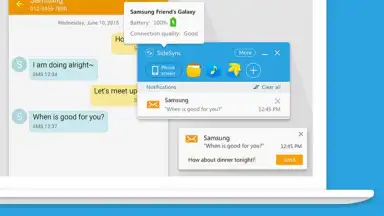 Screenshot von SideSync 2