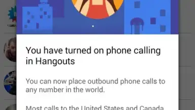 Screenshot von Hangouts Dialer 3
