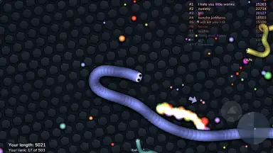 Screenshot von slither.io 13