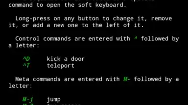 Screenshot von NetHack 7
