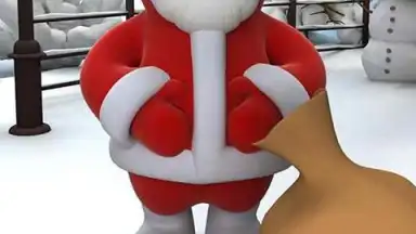 Screenshot von Talking Santa 2