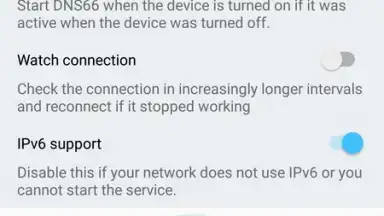 Screenshot von DNS66 7