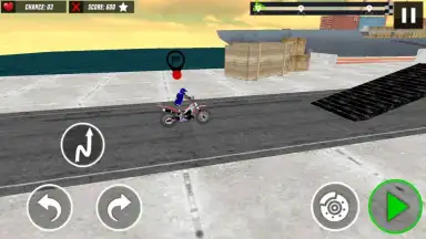 Screenshot von Bike Stunt Ramp Race 3D 1