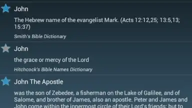 Screenshot von The Bible Dictionary 8