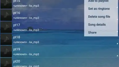 Screenshot von Music Player 3