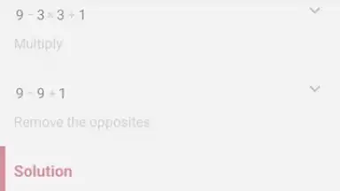 Screenshot von Photomath 11