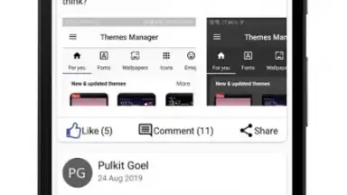 Screenshot von Themes Manager 6