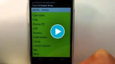 Screenshot von TXT читатель и писатель 1