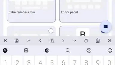 Screenshot von Yandex Keyboard 12