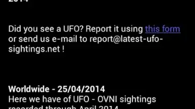 Screenshot von Latest UFO Sightings 5