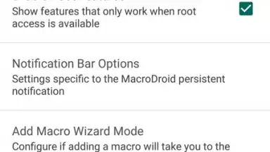 Screenshot von MacroDroid 5