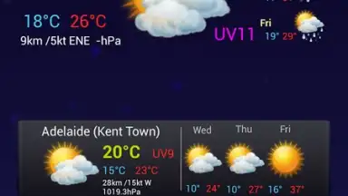 Screenshot von Au Weather Free 4