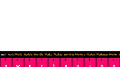 Screenshot von Pink Keyboard 16