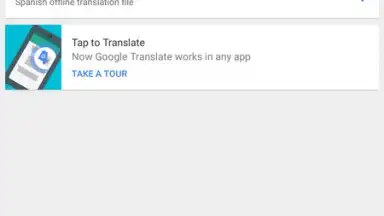 Screenshot von Google Translate 2