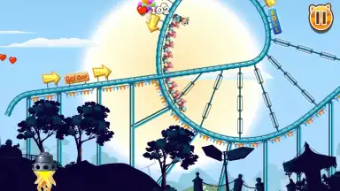 Screenshot von Nutty Fluffies Rollercoaster 2