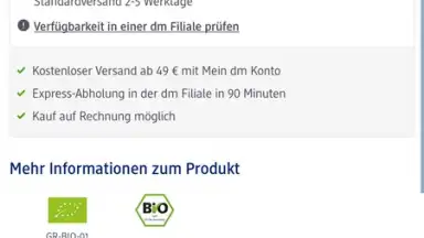 Screenshot von Mein dm 11