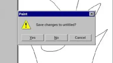 Screenshot von Paint MS Version 3