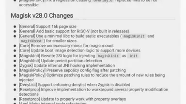 Screenshot von Magisk Manager 10