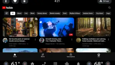 Screenshot von YouTube (Android Auto) 8