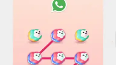 Screenshot von AppLock Theme Candy Sweety 1