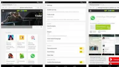 Screenshot von Yandex Browser Lite 3