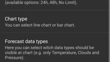Screenshot von Navbar Weather 4