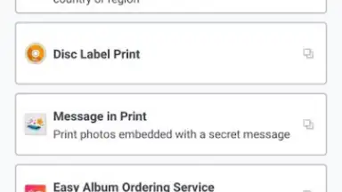 Screenshot von Canon PRINT Inkjet/SELPHY 4