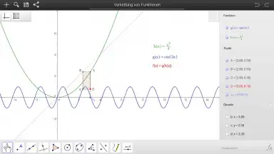 Screenshot von GeoGebra 1