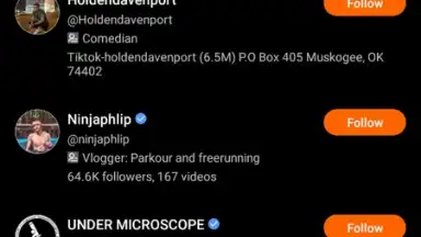 Screenshot von Clapper 4