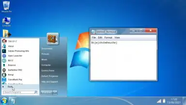 Screenshot von Win7 Simu 6