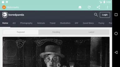 Screenshot von Webmarks 5