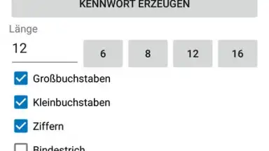 Screenshot von Keepass2Android 3