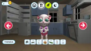 Screenshot von Talking Maria Cat 2
