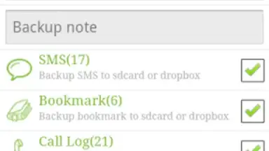 Screenshot von SyncDroid 1
