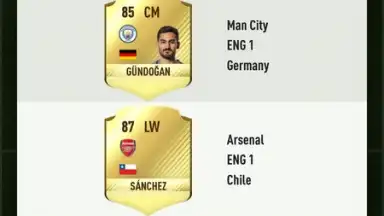 Screenshot von FUT 17 DRAFT 5