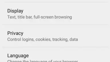 Screenshot von Firefox Beta 5